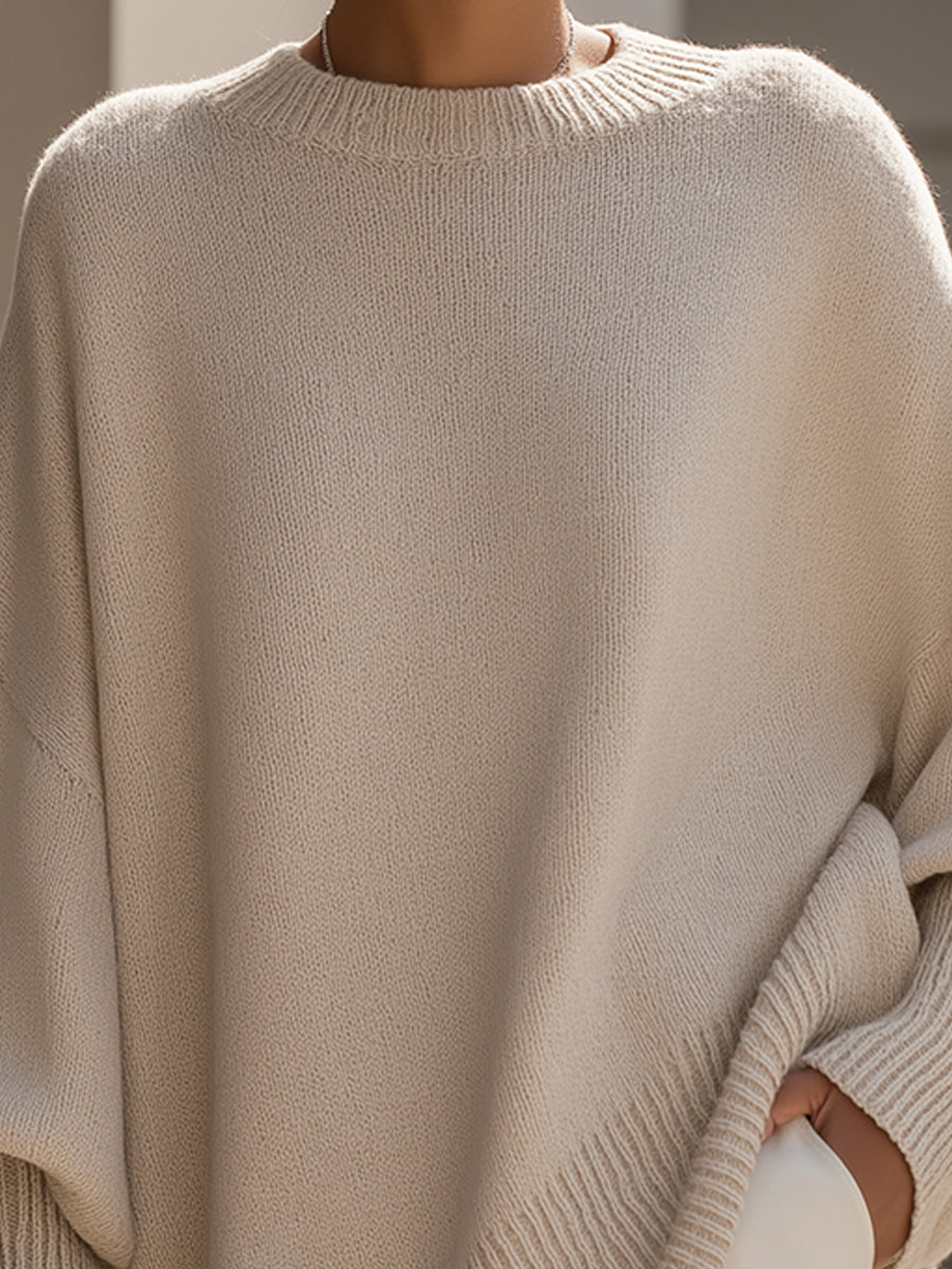 Judy | Elegant Knit Poncho