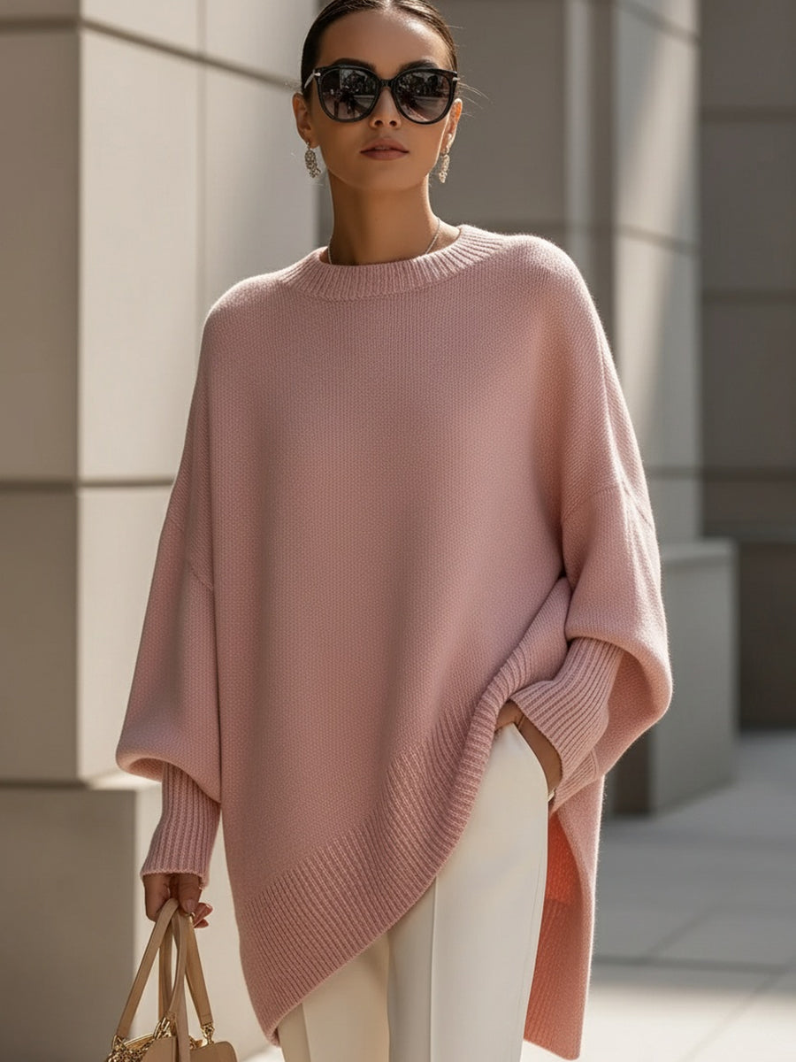 Judy | Elegant Knit Poncho