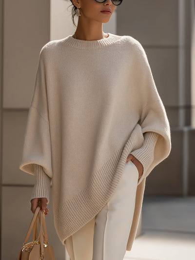 Judy | Elegant Knit Poncho