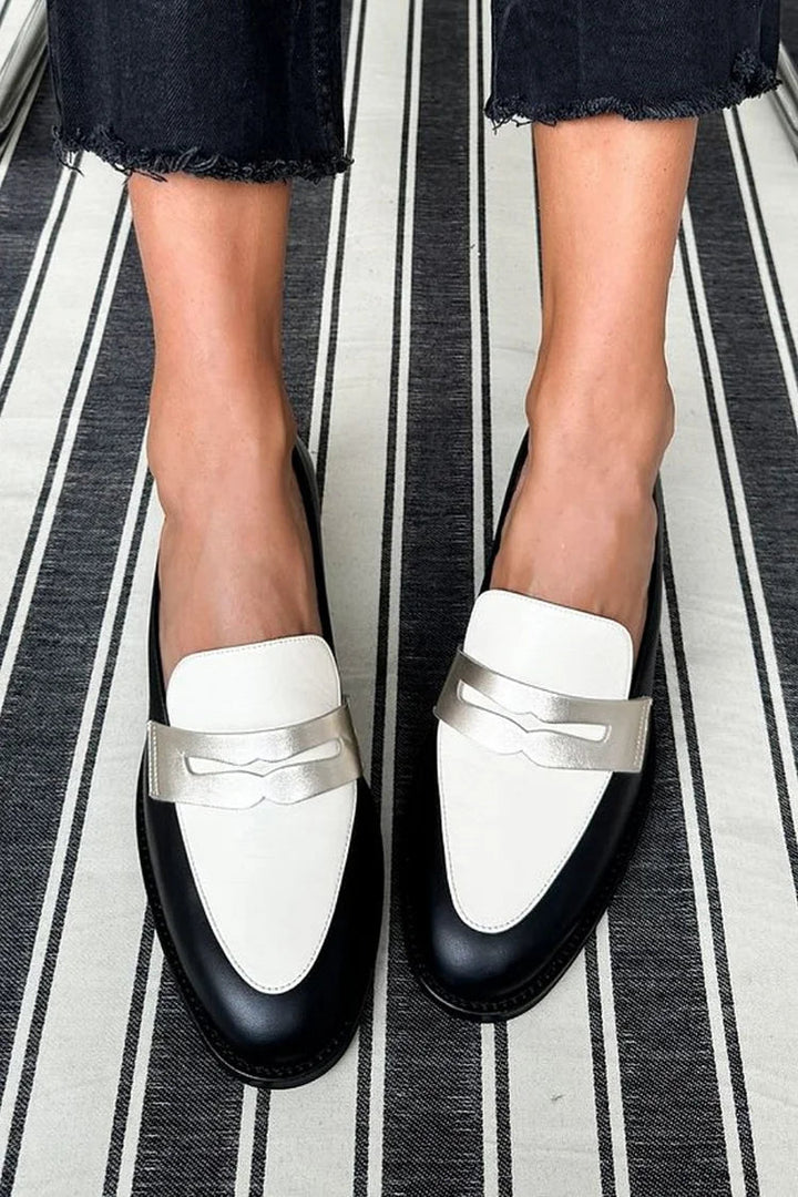 Jannah | Monochrome Classic Loafers