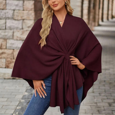 Claire | Elegant Poncho Sweater