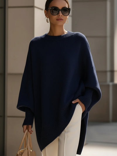 Addison | Elegant Knit Poncho