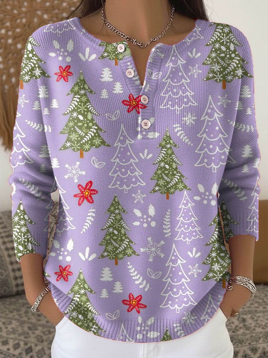 Edith | Christmas Sweater with Buttons