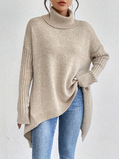 Audrey | Luxe Turtleneck Poncho