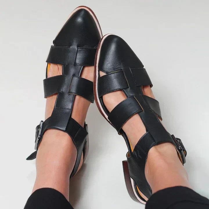 Fatima | Woven Flat Sandals