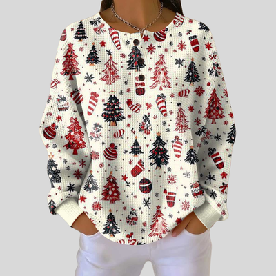 Anna | Winter Sweater with Buttons