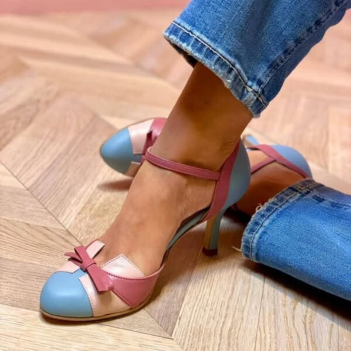 Zeina | Colorblock Heel Pumps