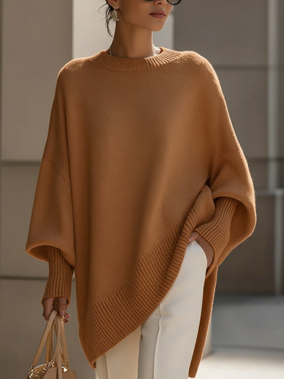 Addison | Elegant Knit Poncho