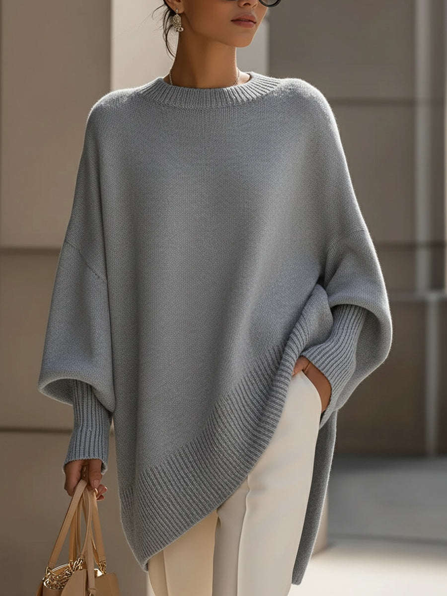 Judy | Elegant Knit Poncho