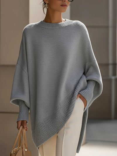 Judy | Elegant Knit Poncho