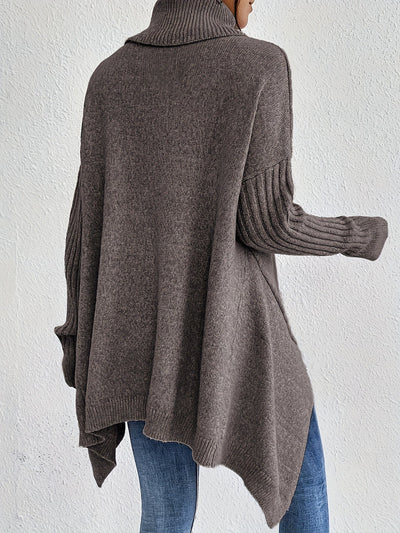 Audrey | Luxe Turtleneck Poncho