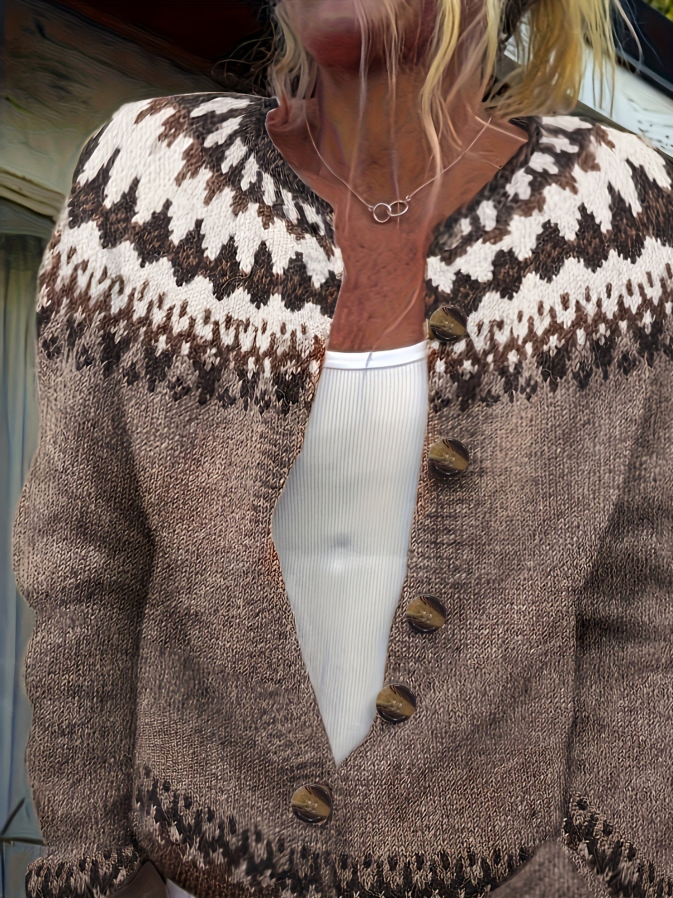 Elin – Evergreen Knit Cardigan