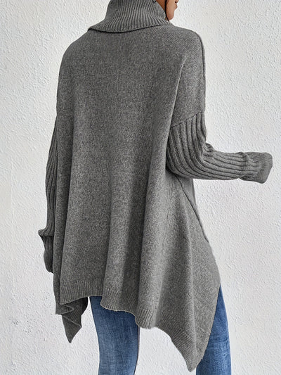 Audrey | Luxe Turtleneck Poncho