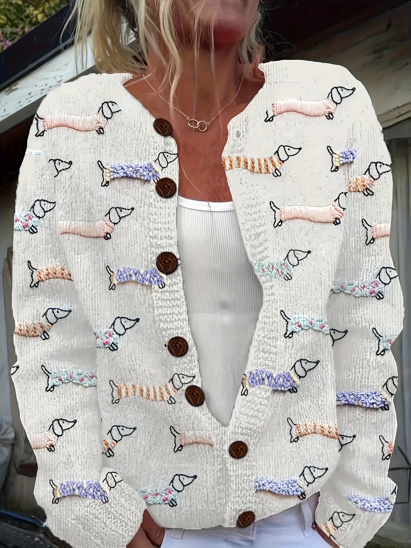 Daisy – Dachshund Delight Cardigan