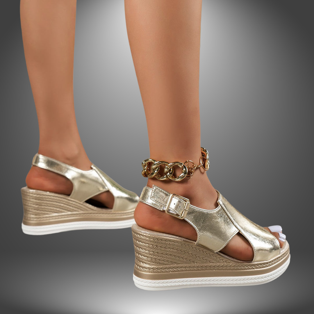 Badria | Platform Wedge Sandals