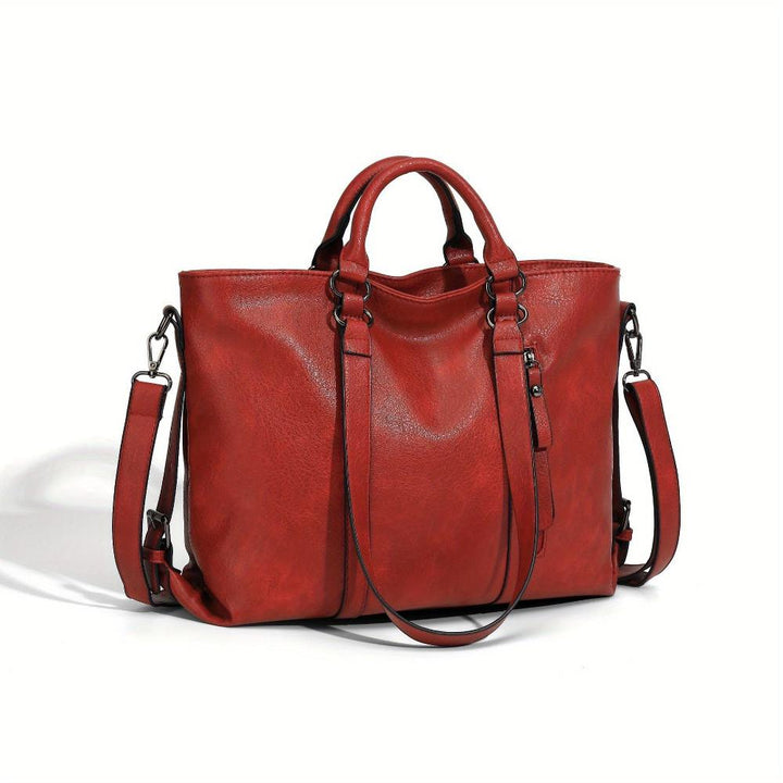 Rania | Classic Leather Tote Bag