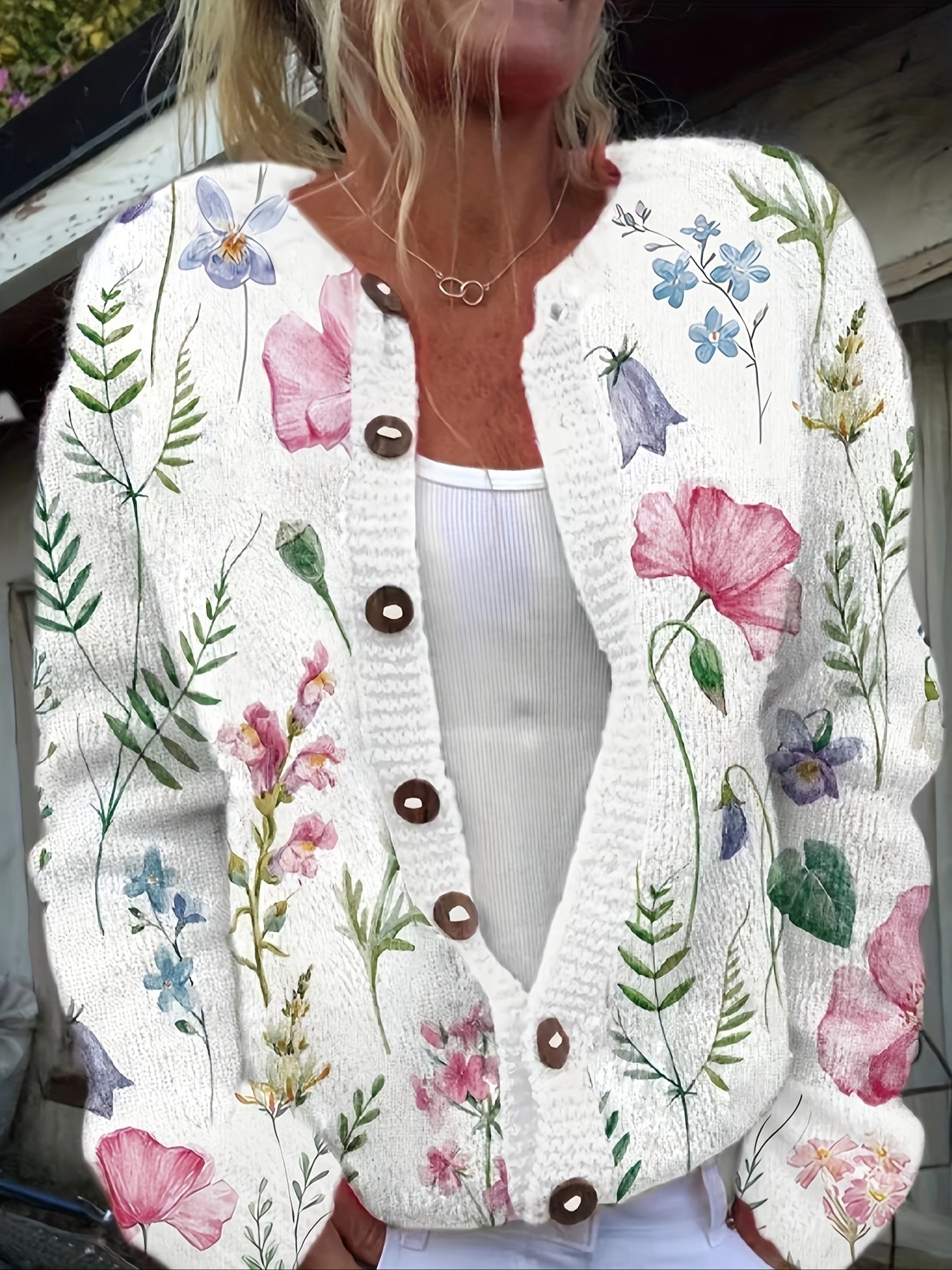 Willow – Botanical Knit Cardigan
