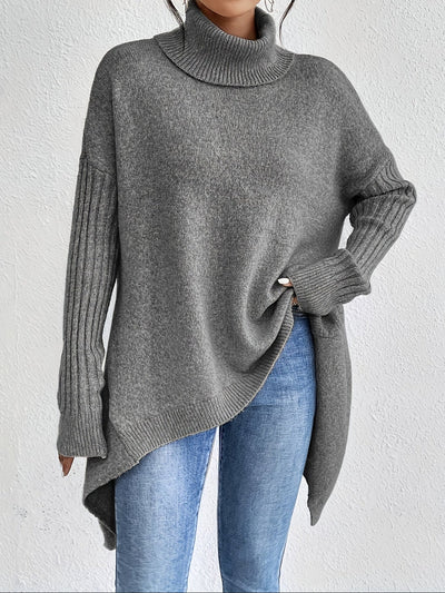 Audrey | Luxe Turtleneck Poncho