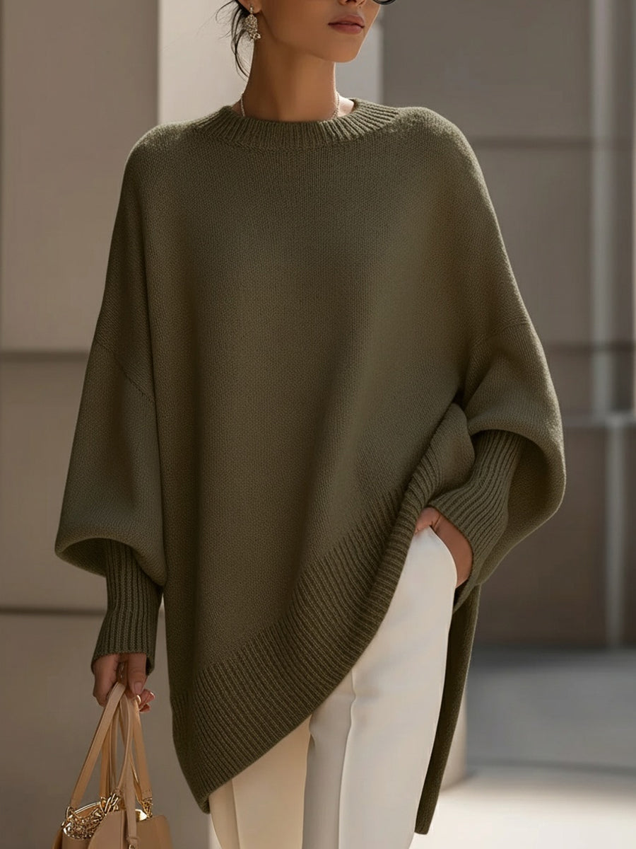 Judy | Elegant Knit Poncho