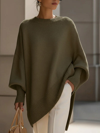Judy | Elegant Knit Poncho