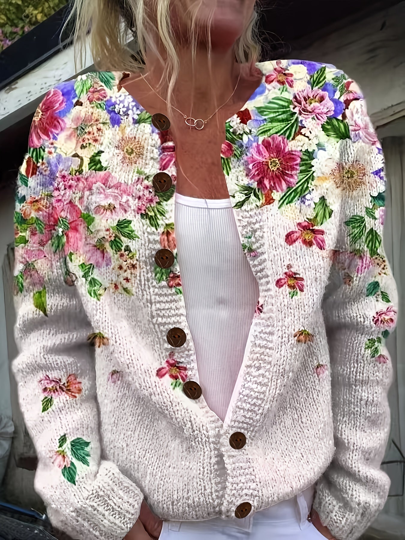 Rosalie – Blossom Knit Cardigan