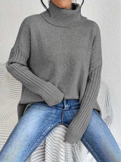 Audrey | Luxe Turtleneck Poncho