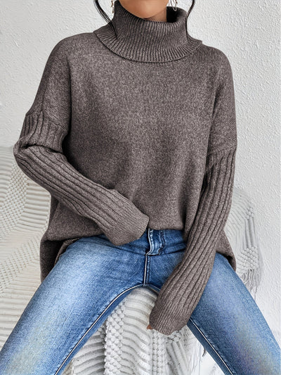 Audrey | Luxe Turtleneck Poncho