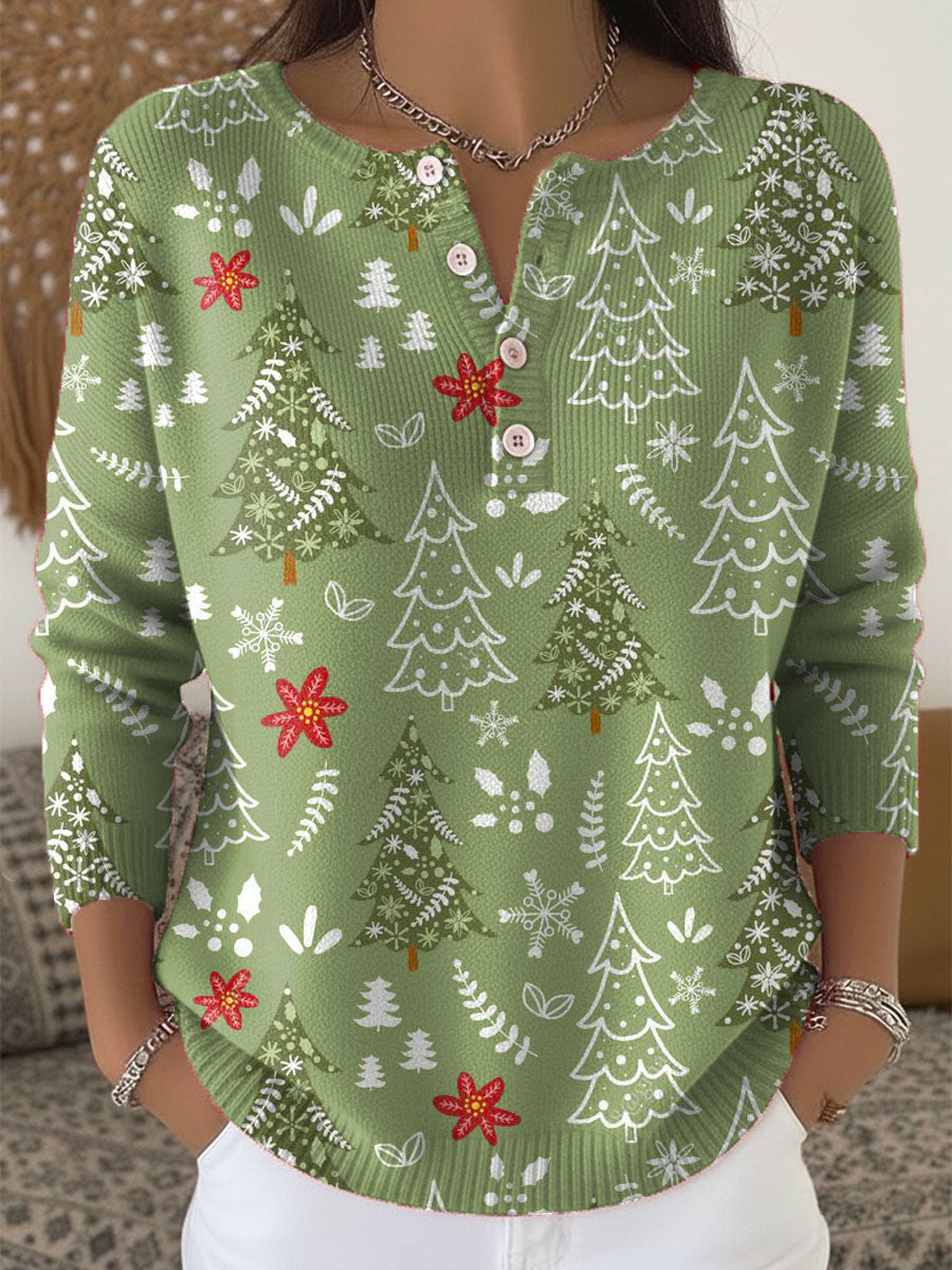 Edith | Christmas Sweater with Buttons