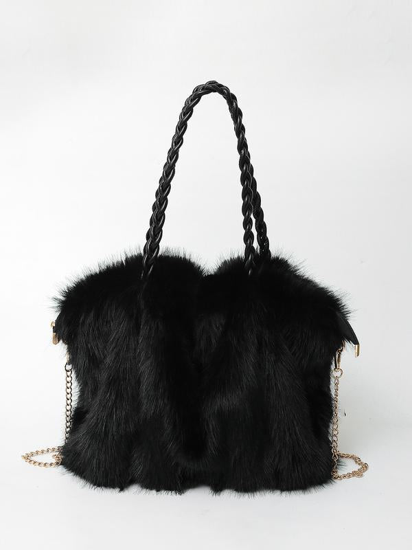 Fatima | Plush Shoulder Tote