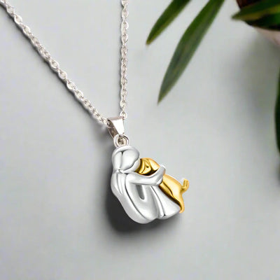Audrey & Brandon | Dog Embrace Necklace