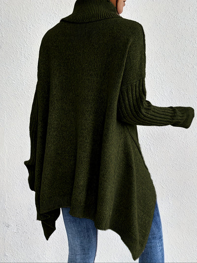 Audrey | Luxe Turtleneck Poncho