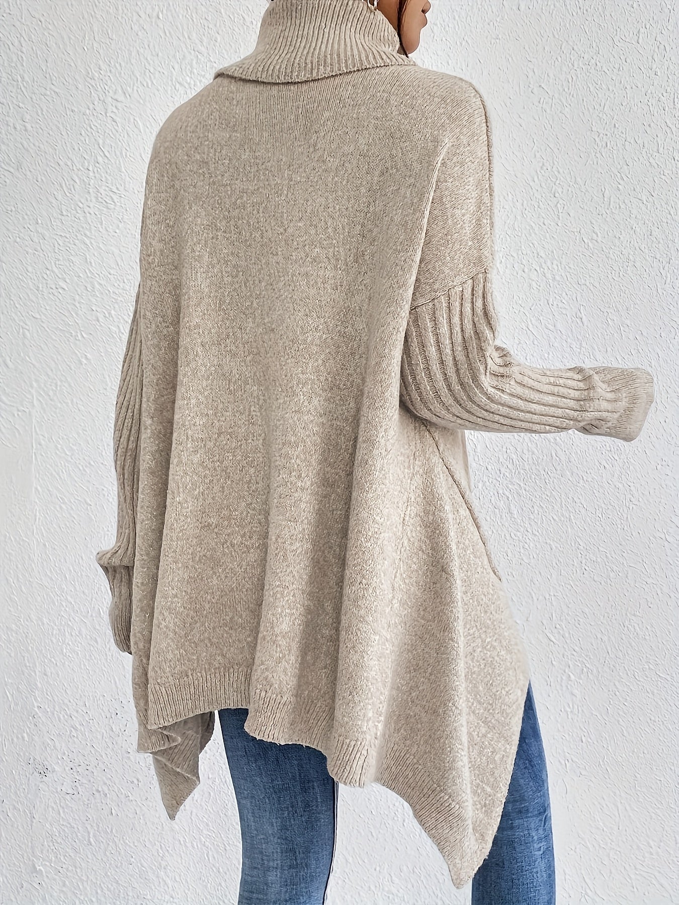 Audrey | Luxe Turtleneck Poncho