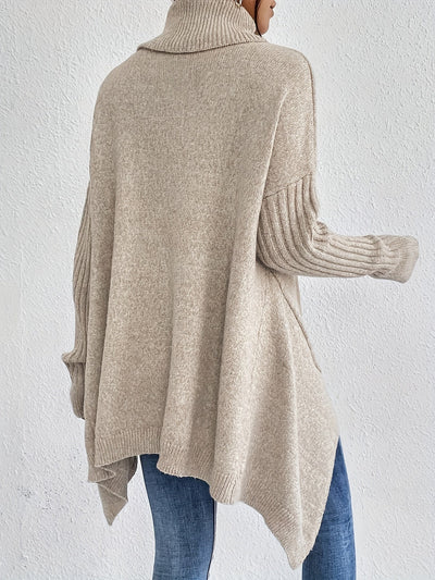 Audrey | Luxe Turtleneck Poncho