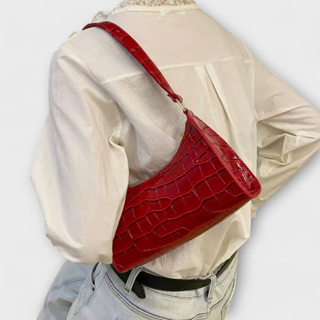 Latifa | Shiny Leather Bag