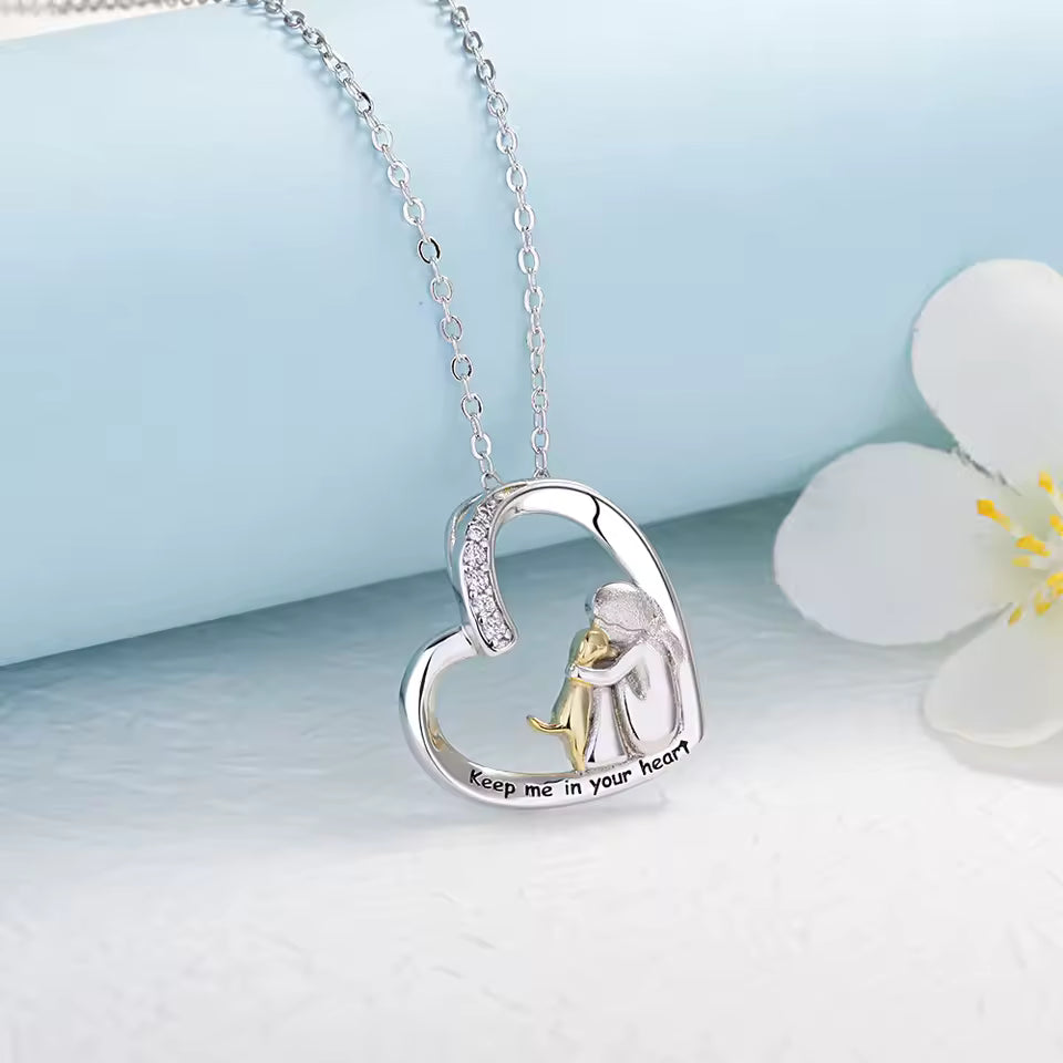 Audrey & Brandon | Dog Embrace Necklace