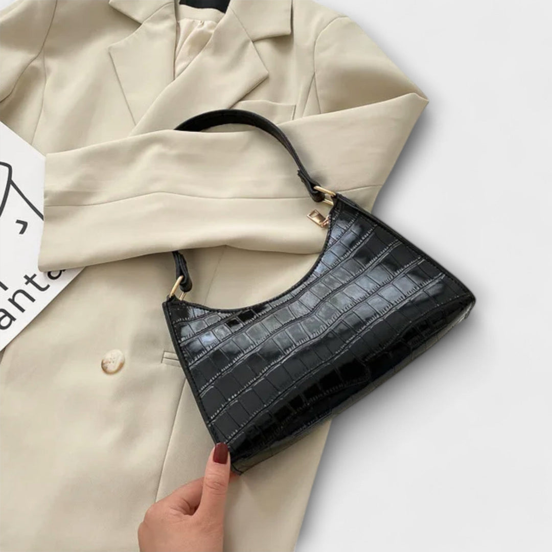 Latifa | Shiny Leather Bag