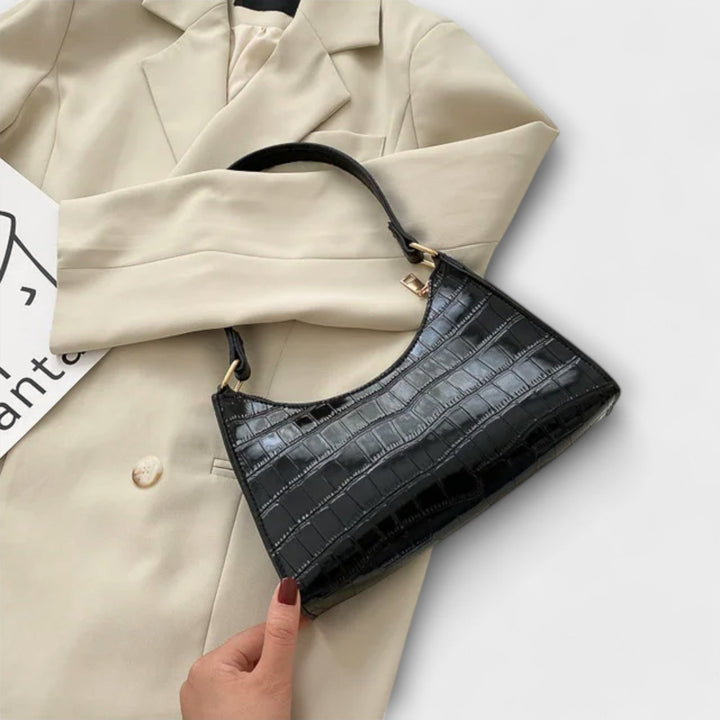 Latifa | Shiny Leather Bag