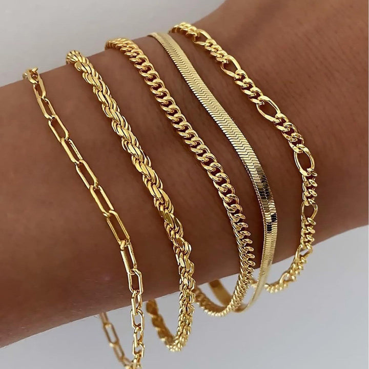 Heritage Chain | Gold Bracelet Set