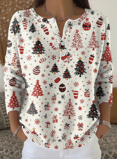 Natalia | Christmas Sweater with Buttons