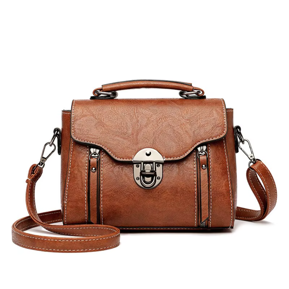 Marwa | Vintage Leather Crossbody Bag