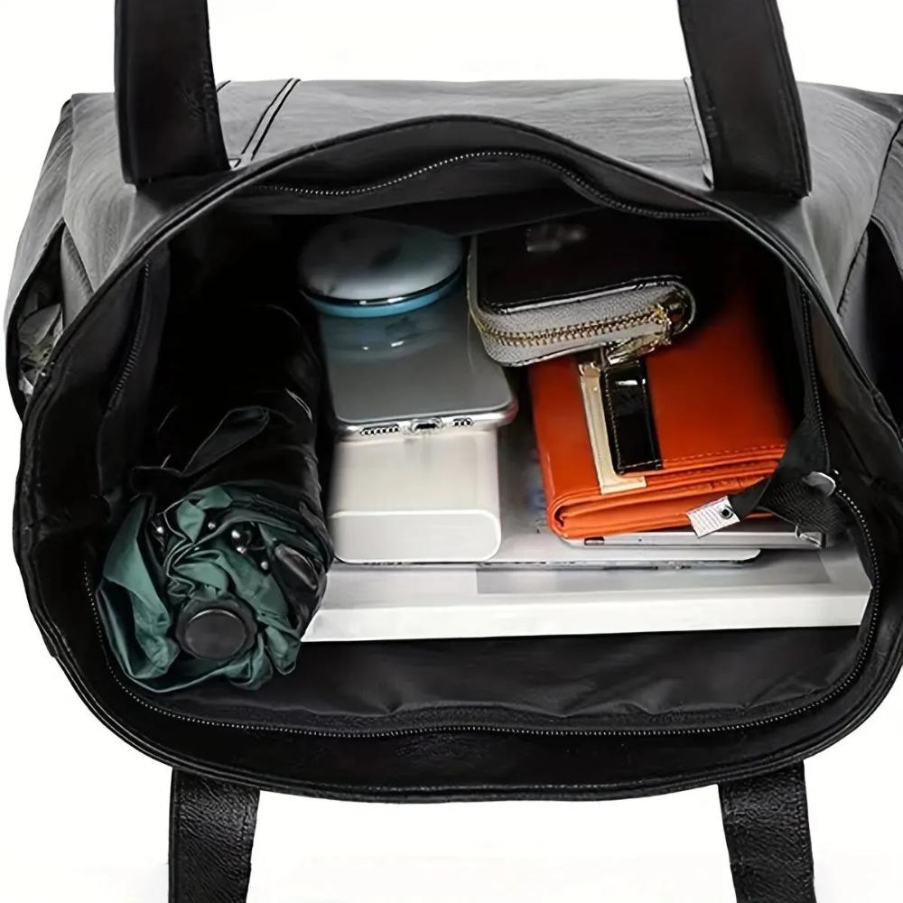 Faiza | Soft Leather Tote Bag