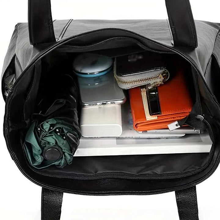 Faiza | Soft Leather Tote Bag