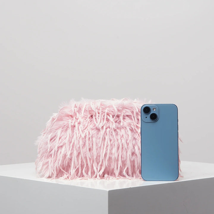 Safiya | Plush Clip Clutch