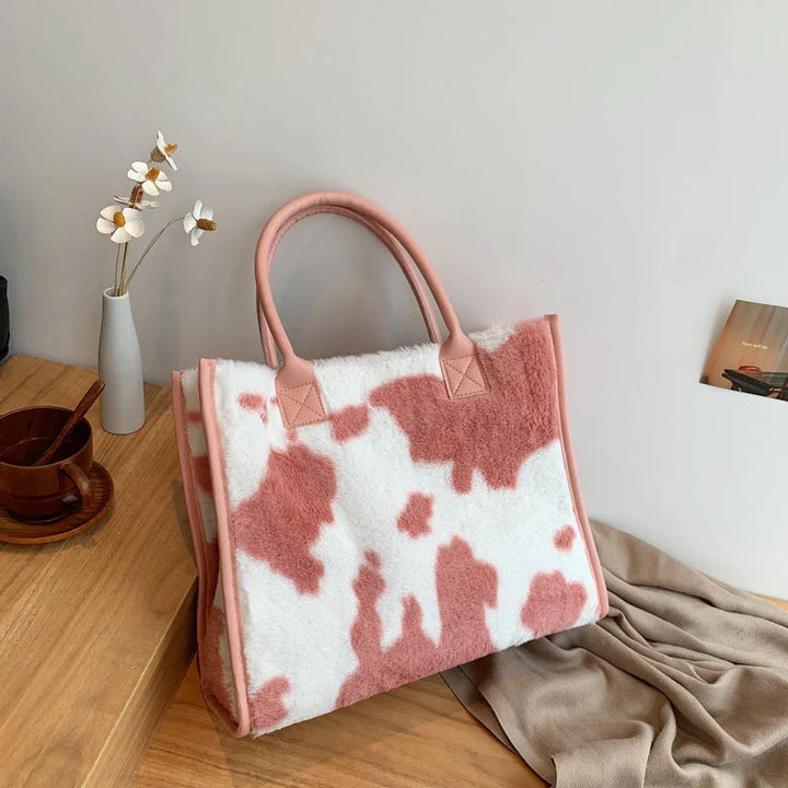 Hind | Soft Faux Fur Shopper Tote