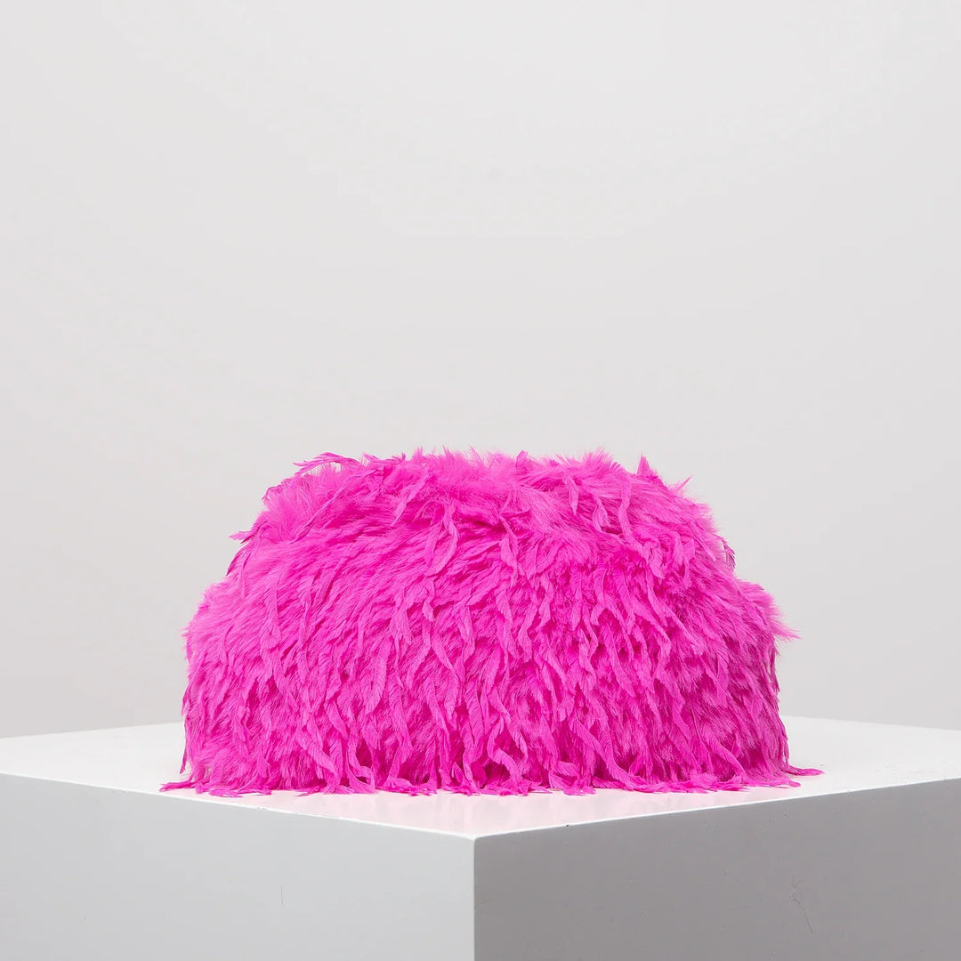 Safiya | Plush Clip Clutch