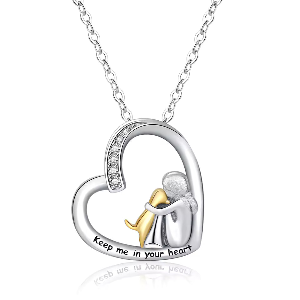 Audrey & Brandon | Dog Embrace Necklace