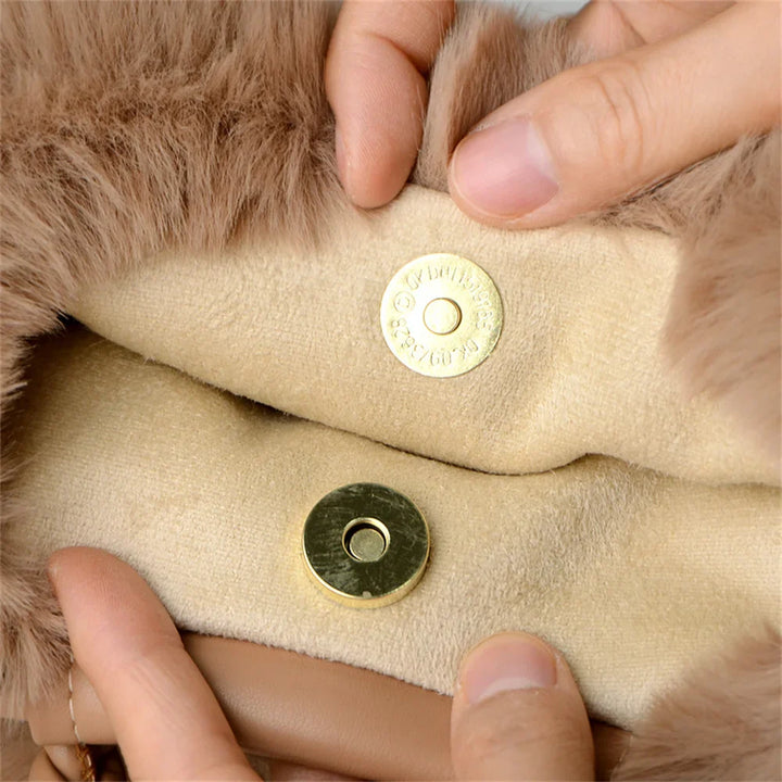 Safiya | Plush Pumpkin Shoulder Tote