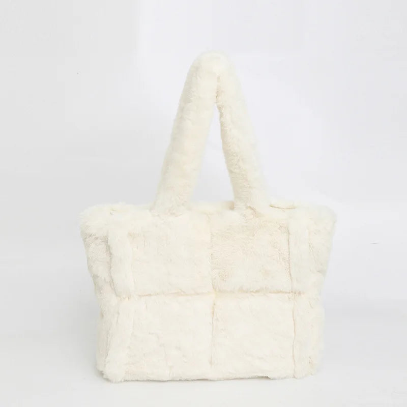Asma | Faux Fur Shopper Tote