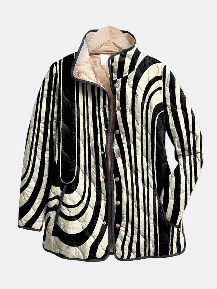 Clara | Quilted Geometric Jacket