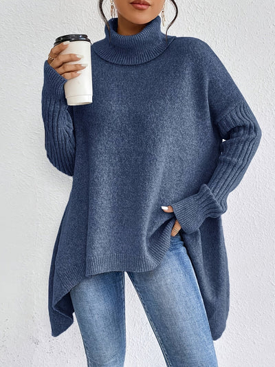 Audrey | Luxe Turtleneck Poncho